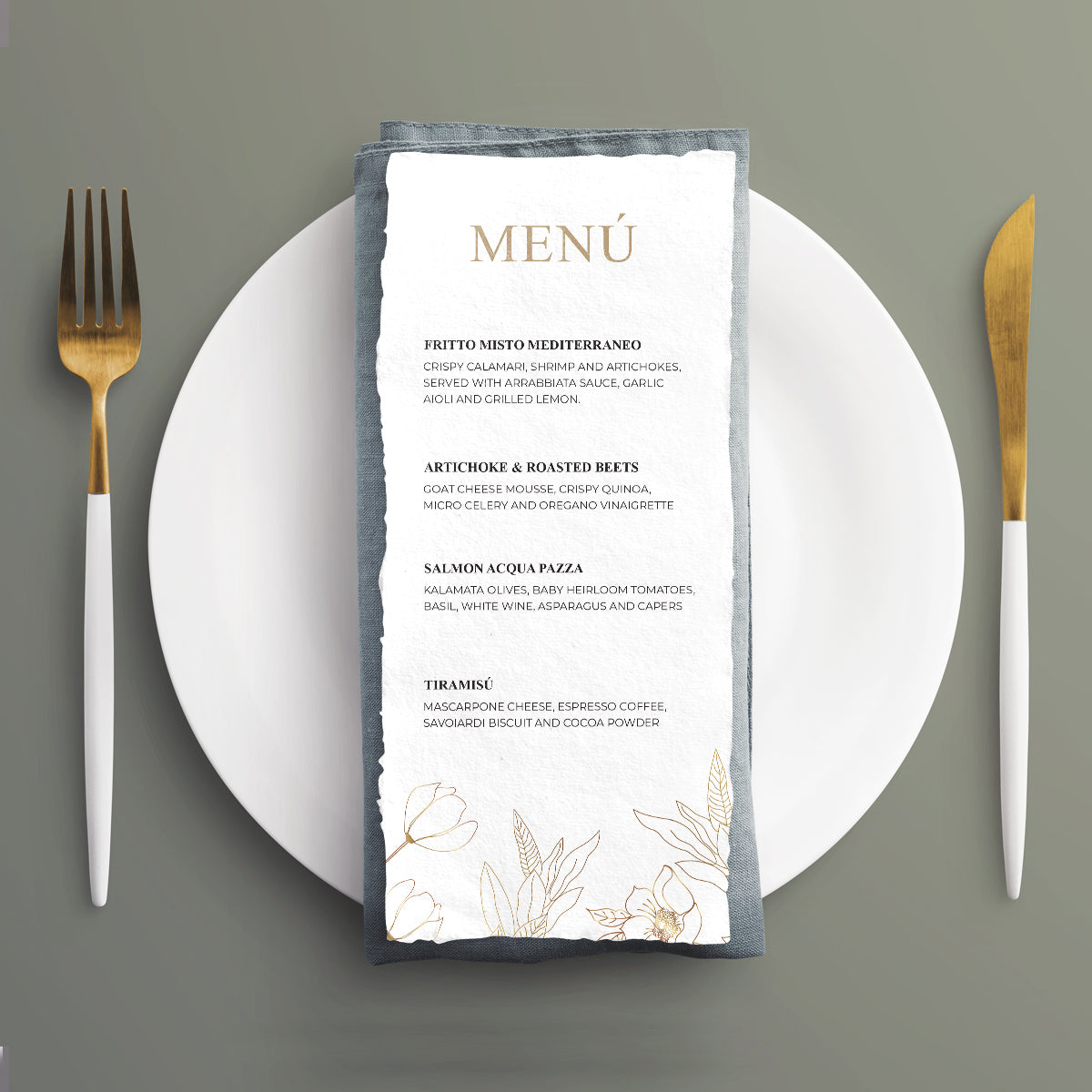 Menú Boda